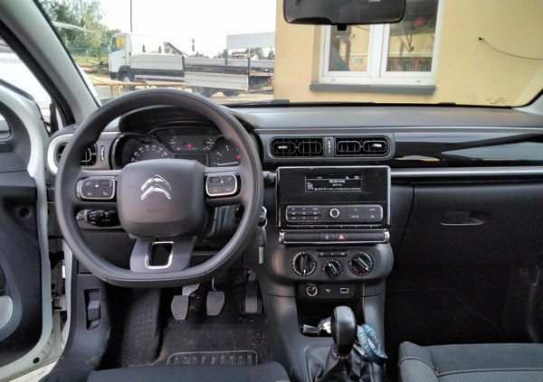 Citroen C3 cena 39900 przebieg: 117000, rok produkcji 2018 z Pińczów małe 137